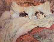 Henri de toulouse-lautrec the bed France oil painting artist